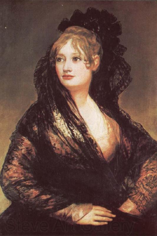 Francisco de Goya Dona isabel cobos De Porcel France oil painting art